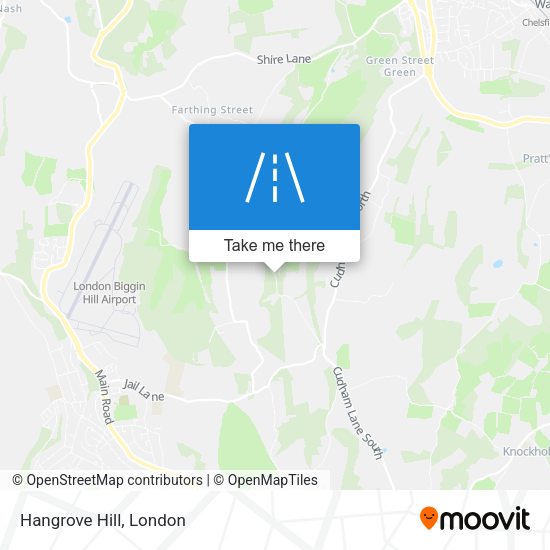 Hangrove Hill map