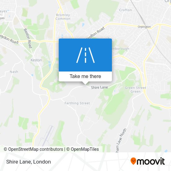 Shire Lane map