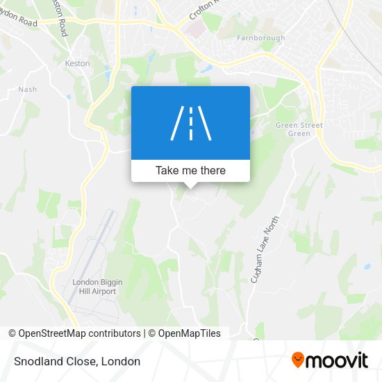 Snodland Close map