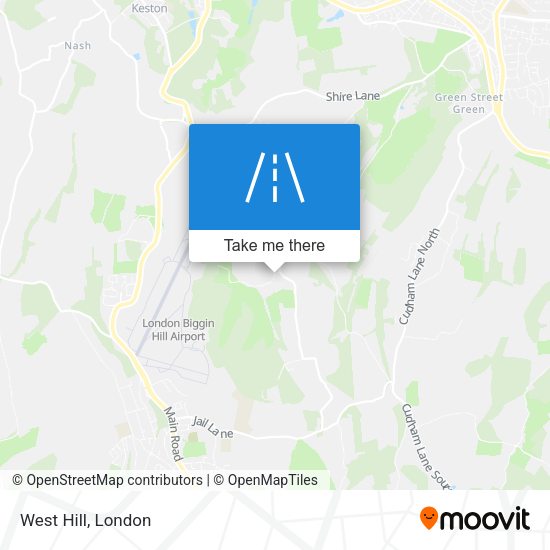 West Hill map