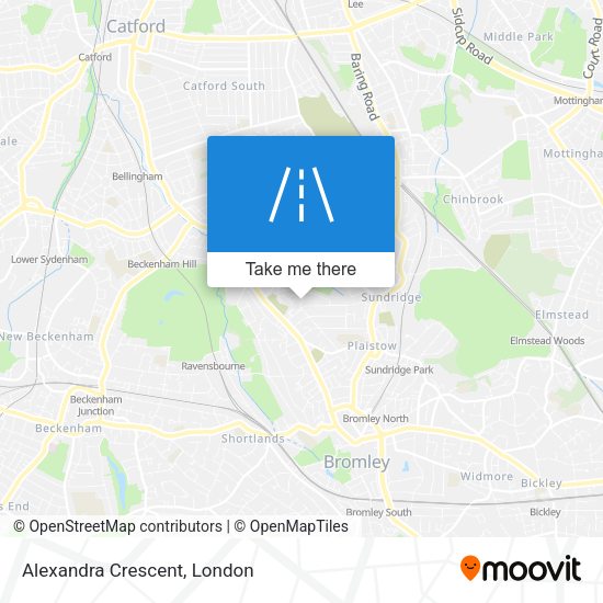 Alexandra Crescent map