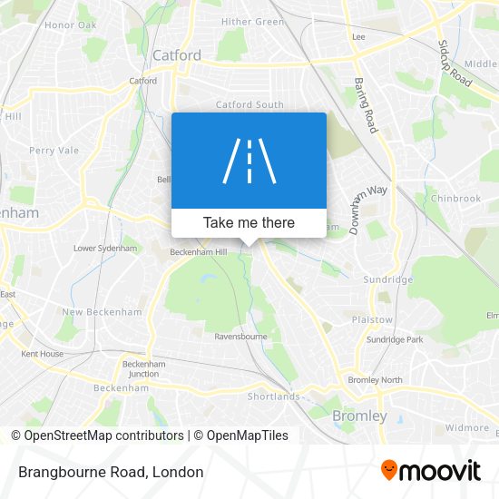 Brangbourne Road map