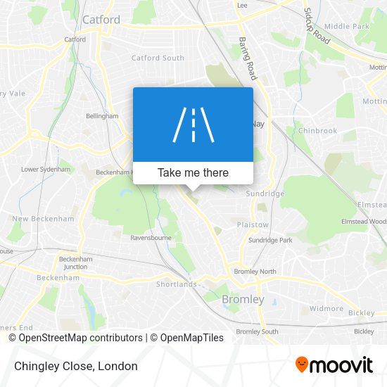 Chingley Close map