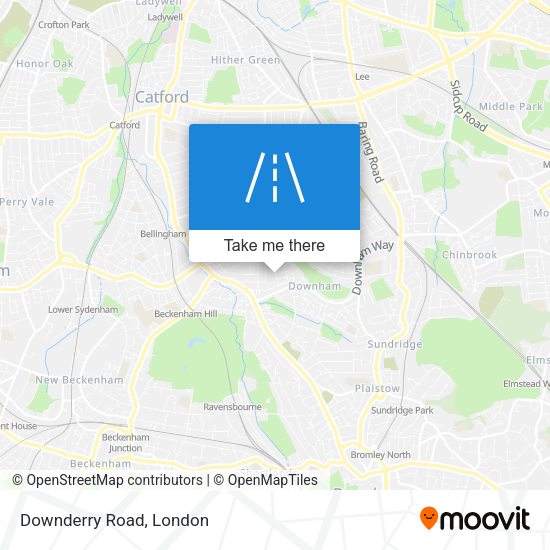 Downderry Road map