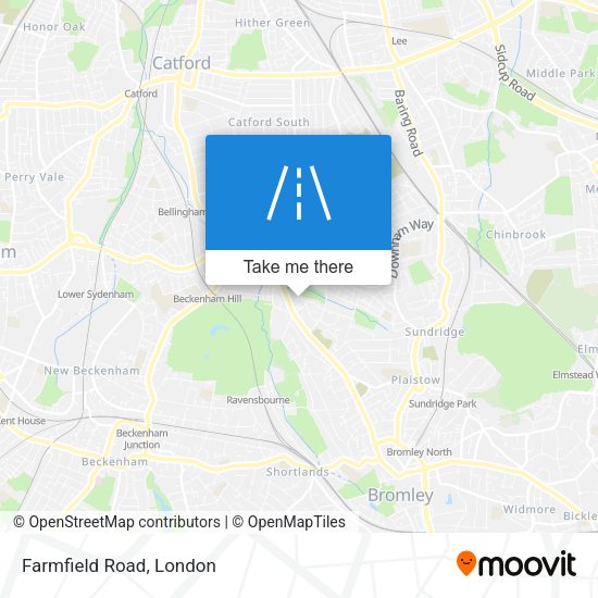 Farmfield Road map