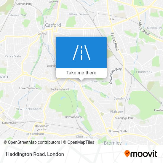 Haddington Road map