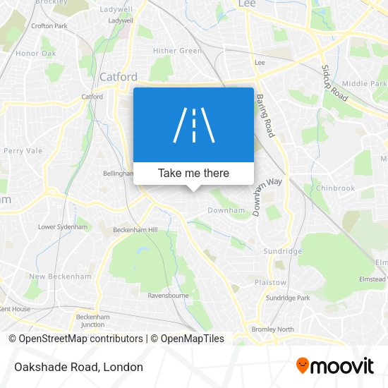 Oakshade Road map