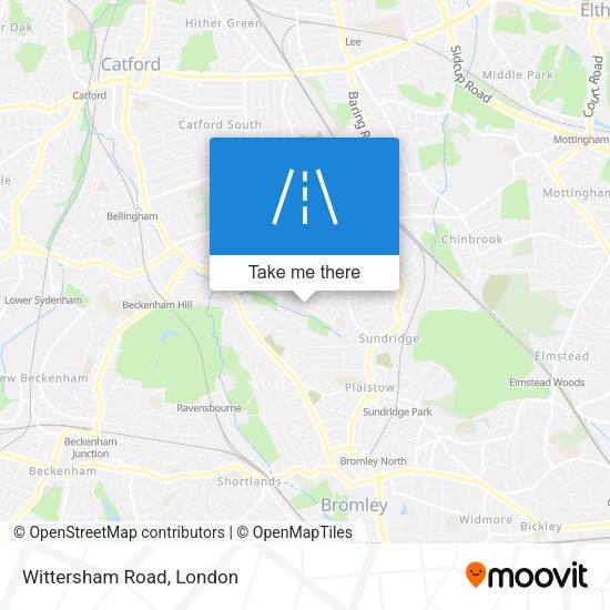 Wittersham Road map