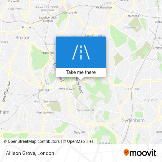 Allison Grove map