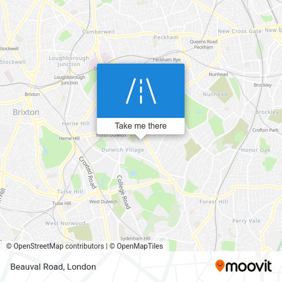 Beauval Road map
