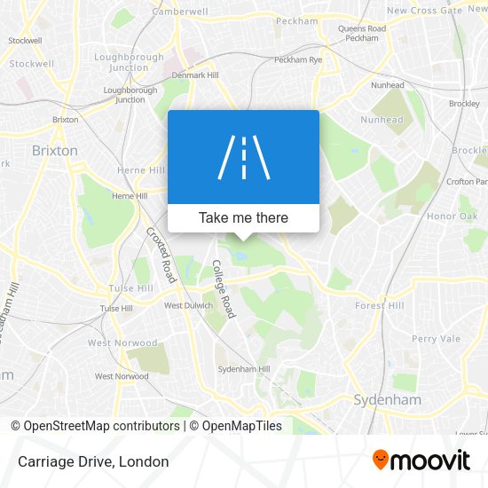 Carriage Drive map