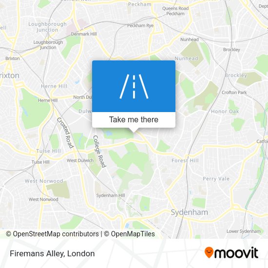 Firemans Alley map