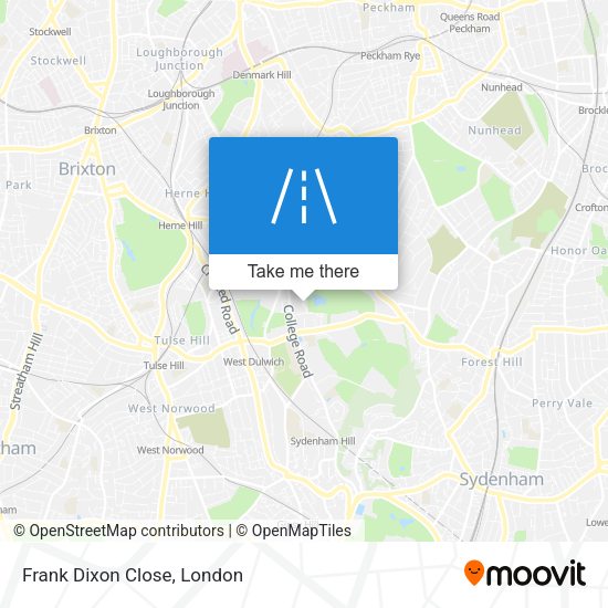 Frank Dixon Close map