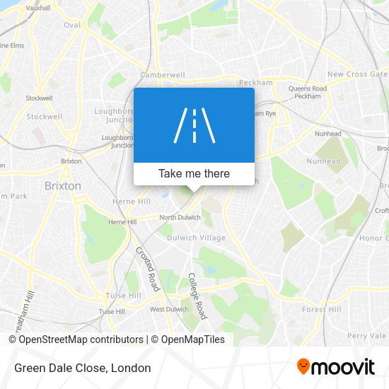 Green Dale Close map
