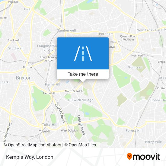 Kempis Way map