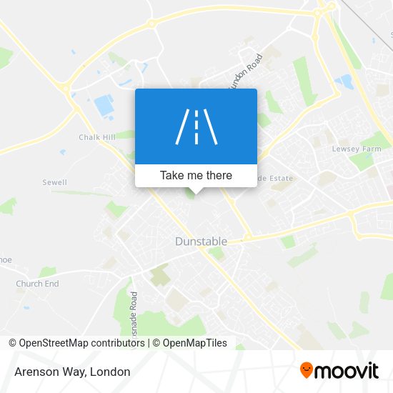 Arenson Way map