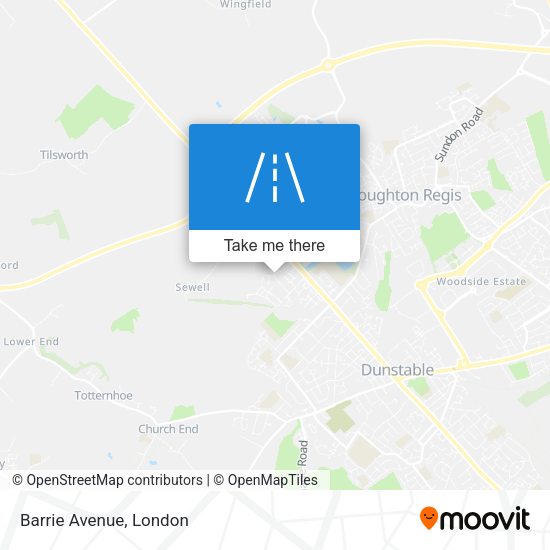 Barrie Avenue map
