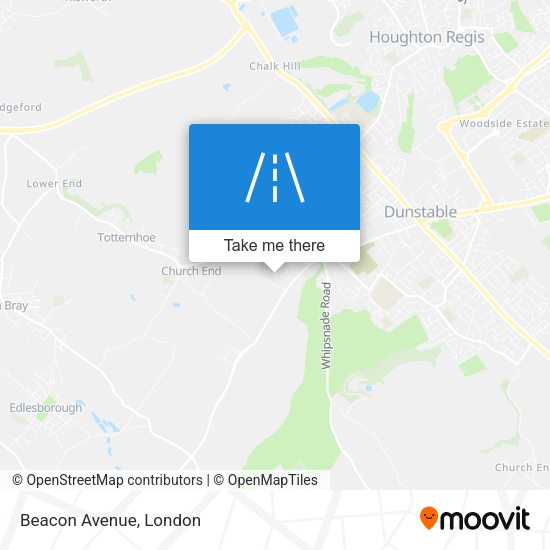 Beacon Avenue map