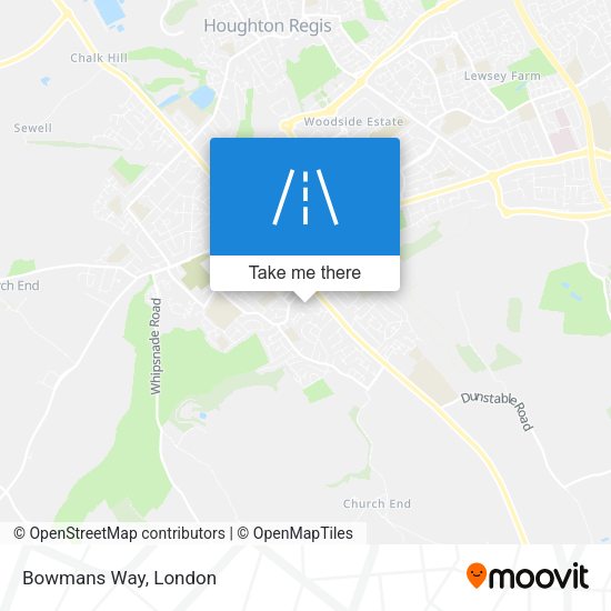 Bowmans Way map