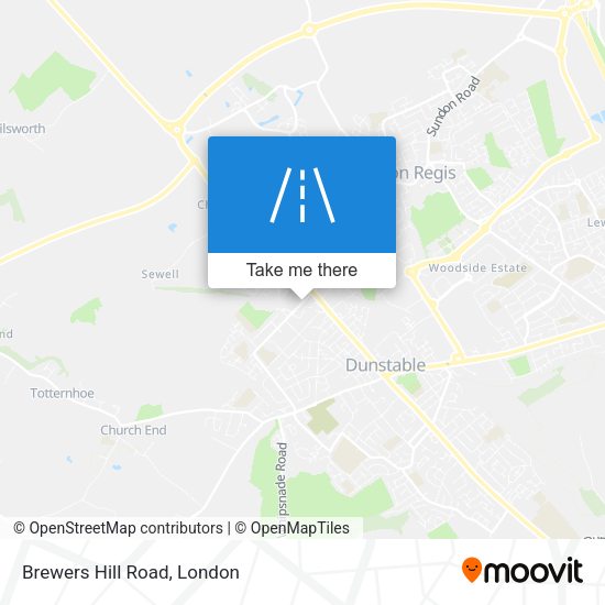 Brewers Hill Road map
