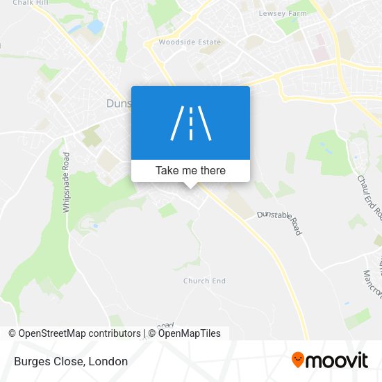 Burges Close map