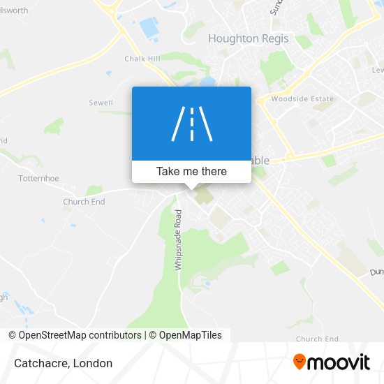 Catchacre map