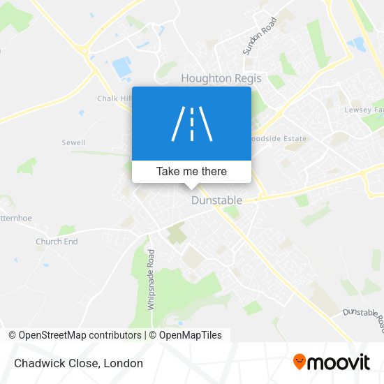 Chadwick Close map