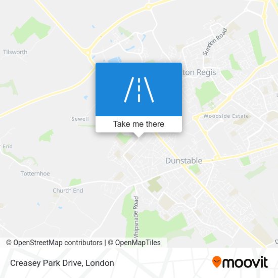 Creasey Park Drive map
