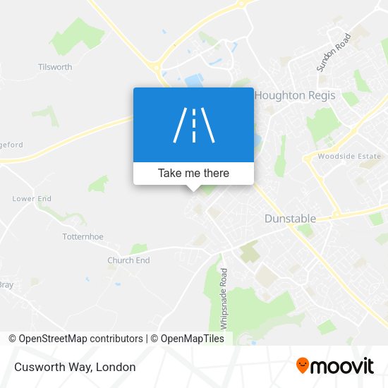 Cusworth Way map