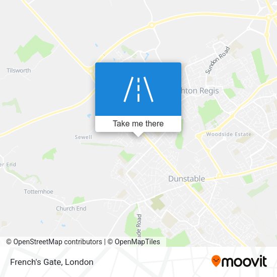 French's Gate map
