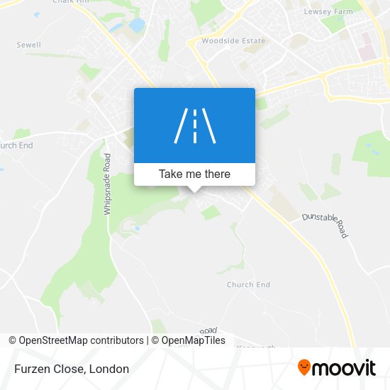 Furzen Close map
