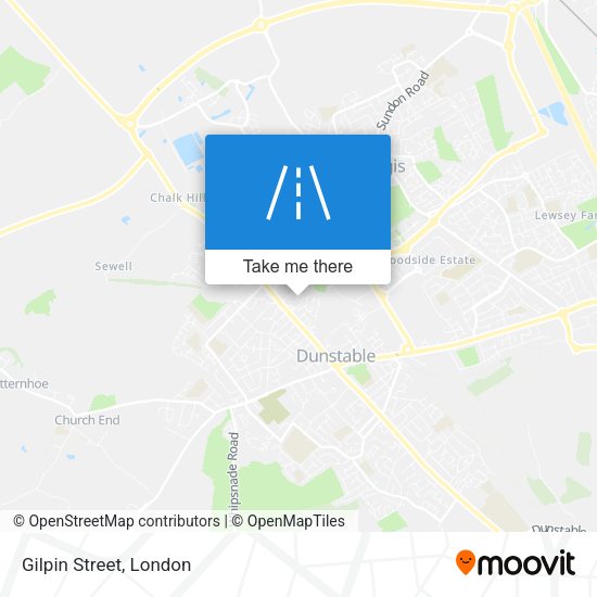 Gilpin Street map