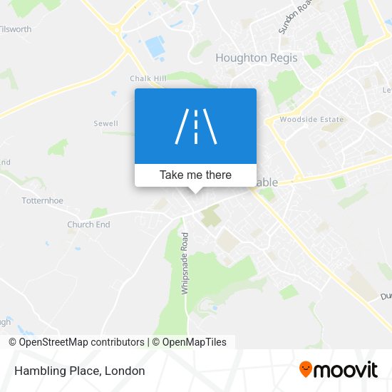 Hambling Place map