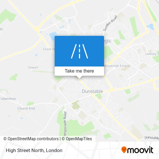 High Street North map