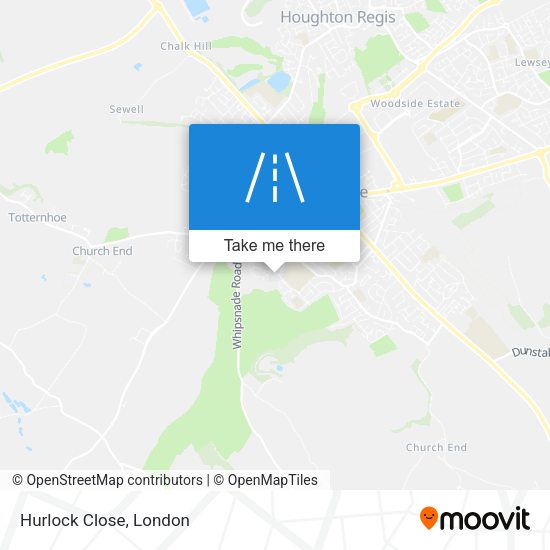 Hurlock Close map
