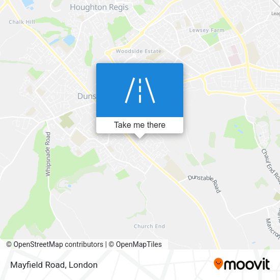 Mayfield Road map