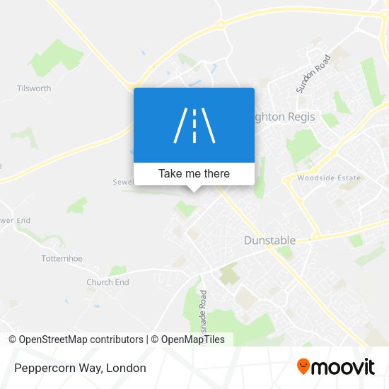 Peppercorn Way map