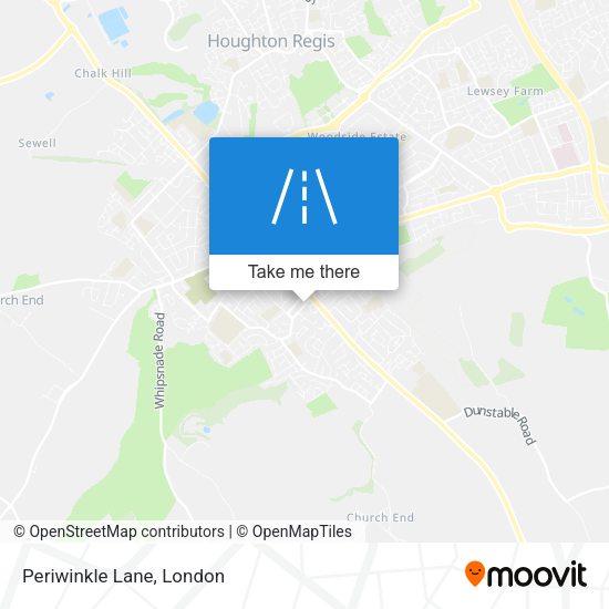 Periwinkle Lane map