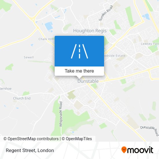 Regent Street map