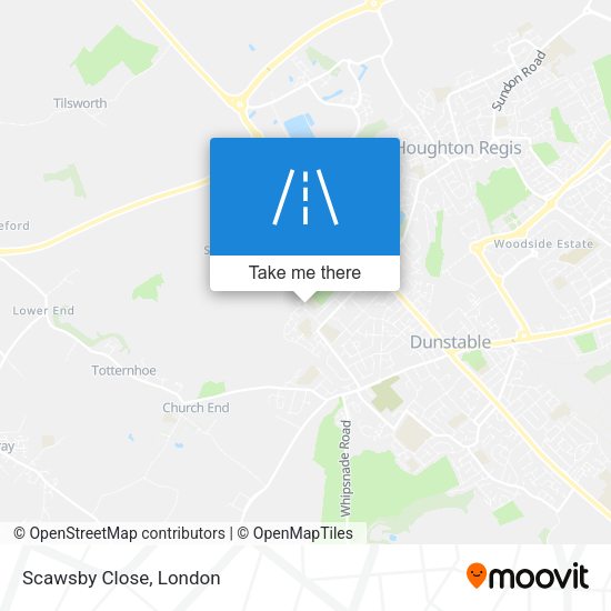 Scawsby Close map
