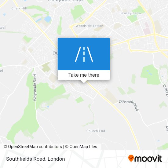 Southfields Road map