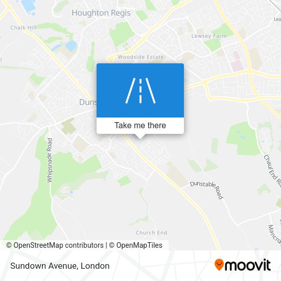 Sundown Avenue map