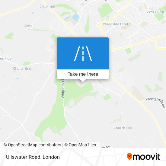 Ullswater Road map