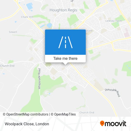 Woolpack Close map
