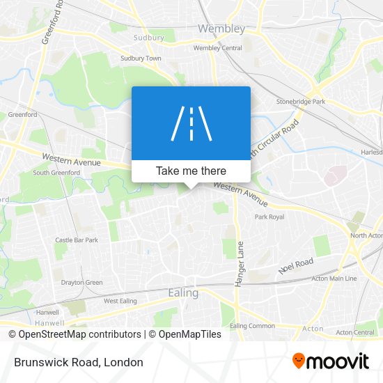 Brunswick Road map