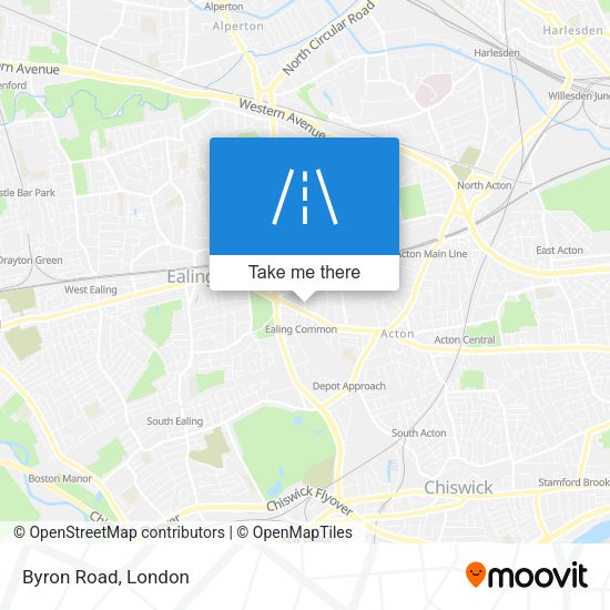 Byron Road map