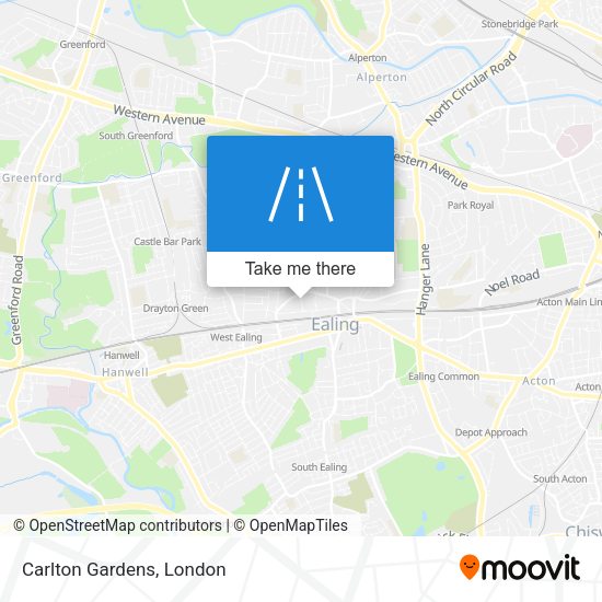 Carlton Gardens map