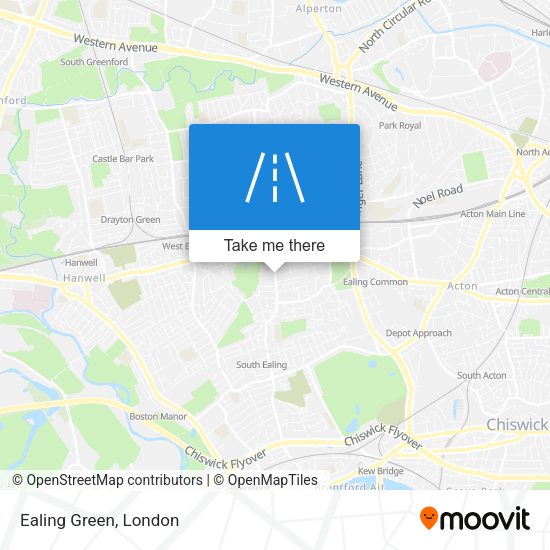 Ealing Green map