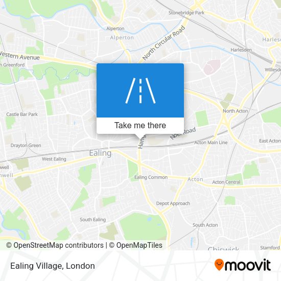 Ealing Village map