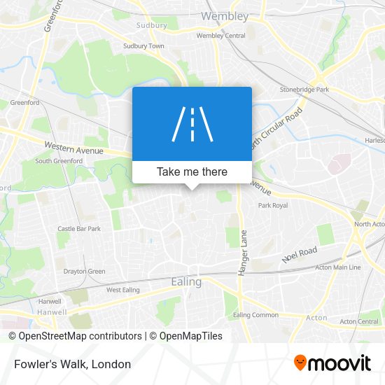 Fowler's Walk map